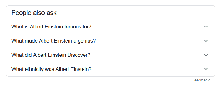 people also ask SERPs Google Search results